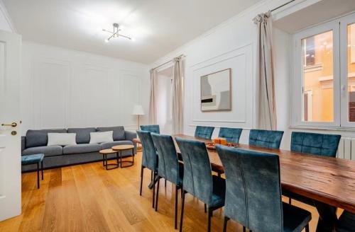 Posezení v ubytování Casilina Luxury Apartment