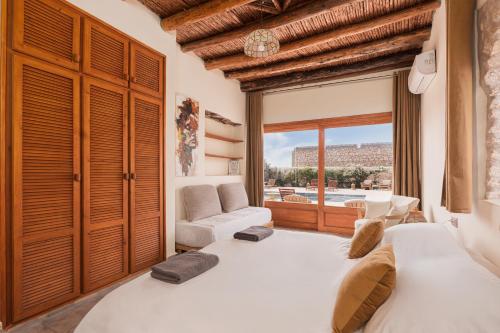 Postel nebo postele na pokoji v ubytování Villa'S