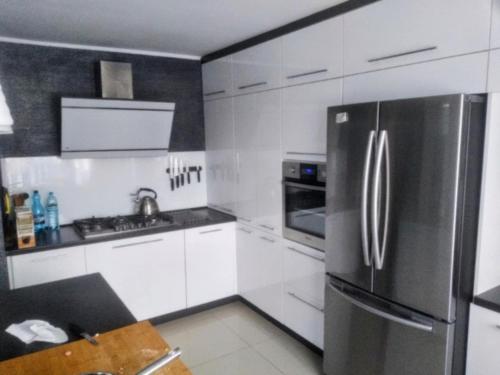 Η κουζίνα ή μικρή κουζίνα στο Słoneczna Przystań