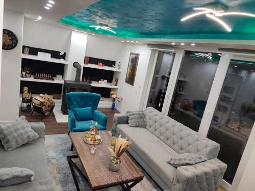 Posezení v ubytování Vila Dunja Pale