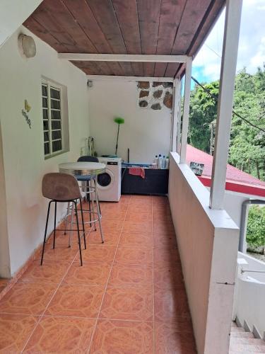 Balkón nebo terasa v ubytování Maison