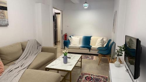 Χώρος καθιστικού στο Citrus dream apartment