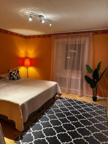 Ένα ή περισσότερα κρεβάτια σε δωμάτιο στο Good House Transtrand Sälen