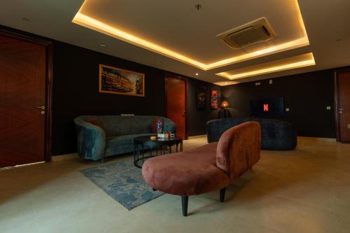 Χώρος καθιστικού στο Elysium Tower Boutique Apartments Facing Centaurus Mall Islamabad