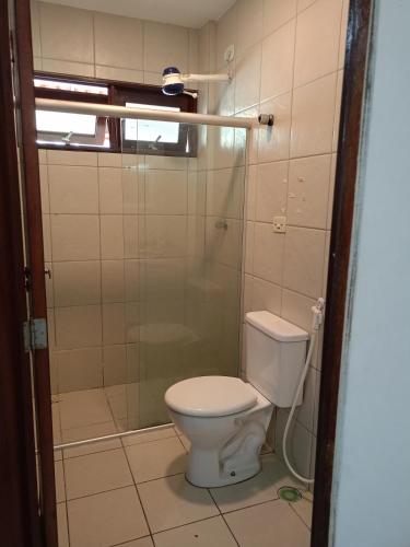 Et badeværelse på casa maré alta