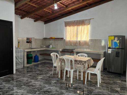 Kuchyň nebo kuchyňský kout v ubytování Luisa Rodriguez