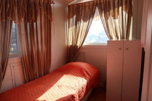 Giường trong phòng chung tại Amacoa