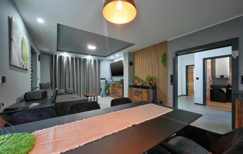 Μια τηλεόραση ή/και κέντρο ψυχαγωγίας στο Lovely Home In Sracinec