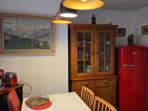 O bucătărie sau chicinetă la Weisses Haus - Parterre