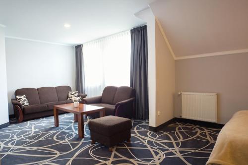 Гостиная зона в Hotel Nad Nettą