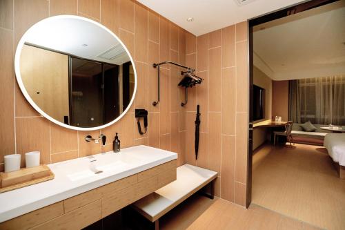 Phòng tắm tại JI Hotel Chongqing Wanzhou Wanda Plaza