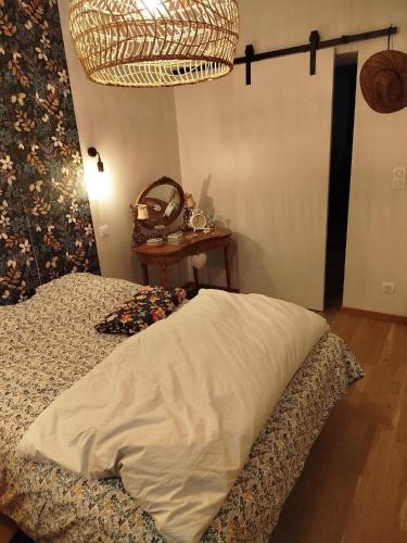 Grande chambre cosy avec salle de bain proche centre ville Le Mans