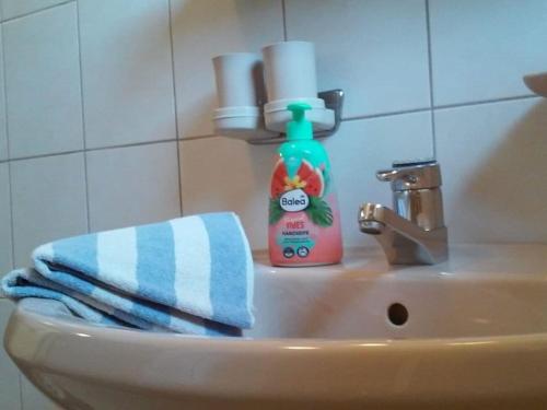 Et badeværelse på Hirterhütte Familie Gsenger