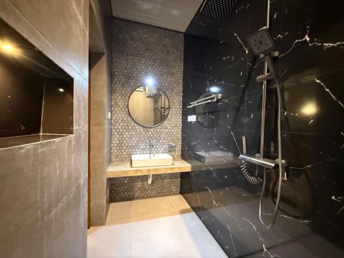 Koupelna v ubytování Wayside Loft