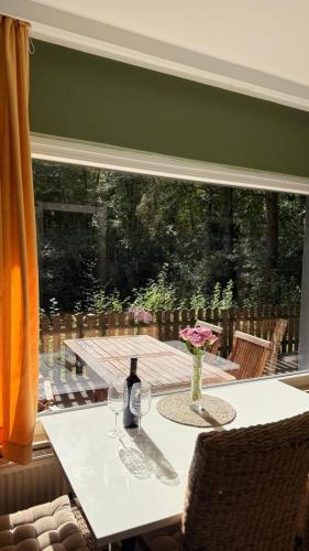 Χώρος καθιστικού στο Ferienhaus Drossel am Teutoburgerwald