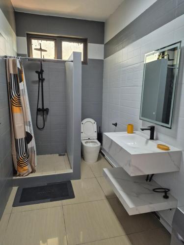 Et badeværelse på Residence Lotus