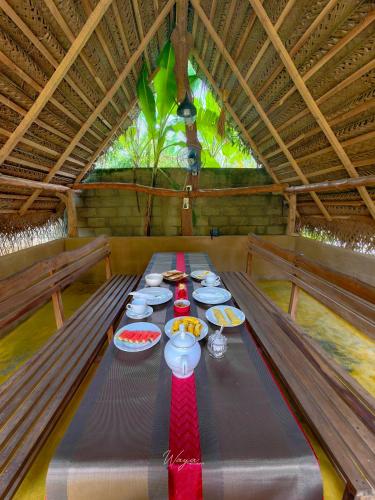 Comida en la casa de huéspedes o alrededores