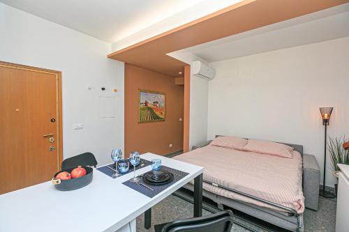 Ένα ή περισσότερα κρεβάτια σε δωμάτιο στο Sara Home