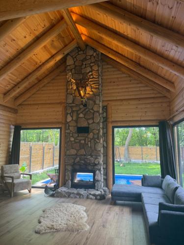 Posezení v ubytování HARA Bıçkıdere