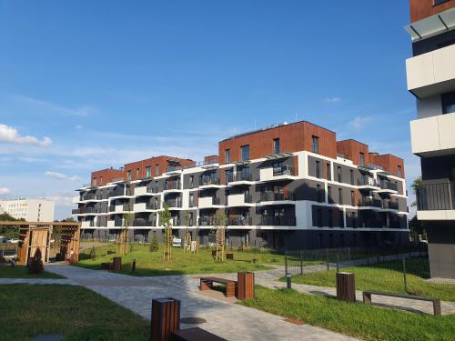 Apartamenty Ceglana Park- piękne osiedle- nowe luksusowe mieszkanie z biurkiem