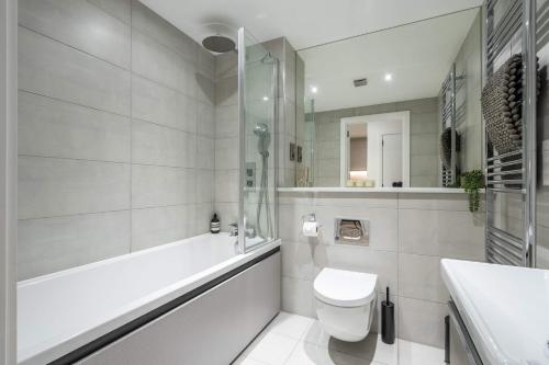 Koupelna v ubytování Stylish 1 bed apartment in Central Solihull