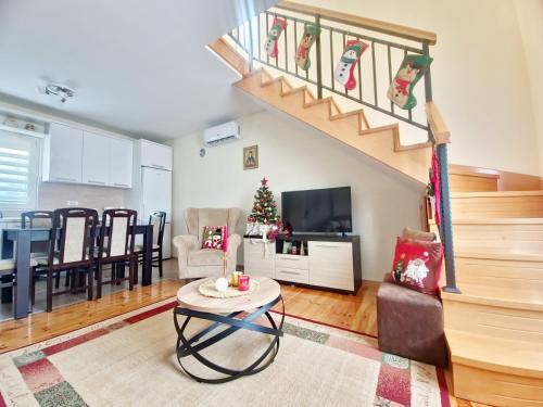 Χώρος καθιστικού στο Vila Jovana - self check in