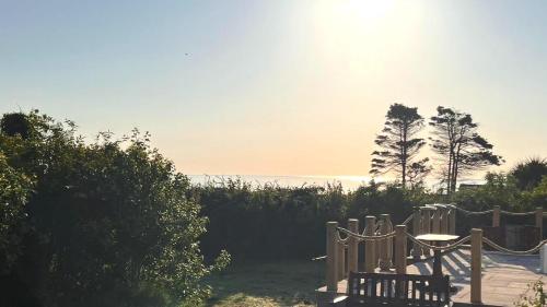 Naturlandskabet i nærheden af feriehuset