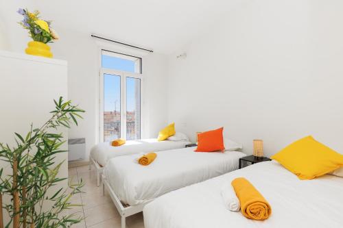 BnGo l Ruby Suite l 2ch, 7p, vue mer, centre