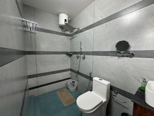 Koupelna v ubytování J & L Kabini Palace