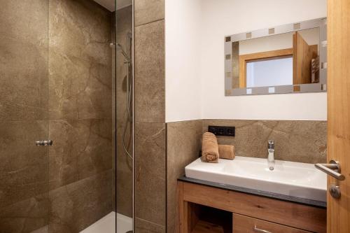 Ένα μπάνιο στο Haus Boarbauer