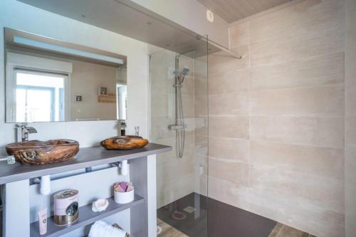 Ένα μπάνιο στο Villa aux portes de l'Océan