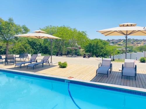 Πισίνα στο ή κοντά στο Pebetse Guesthouse