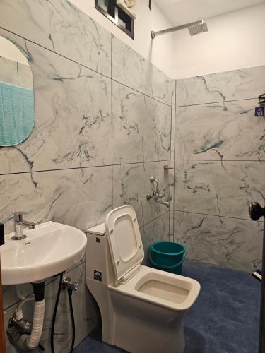 Et badeværelse på Flumen