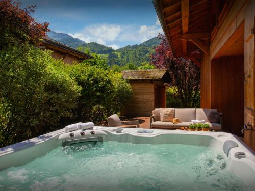 Γενική θέα στο βουνό ή θέα στο βουνό από  αυτό το σαλέ