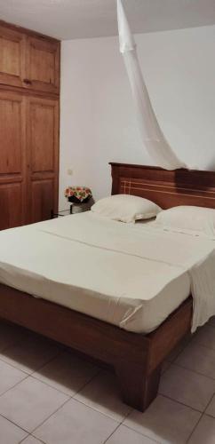 Ένα ή περισσότερα κρεβάτια σε δωμάτιο στο Villa Nianing