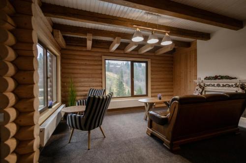 Posezení v ubytování LAVANDA hotel club