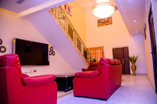 Μια τηλεόραση ή/και κέντρο ψυχαγωγίας στο Floxy square Apartments