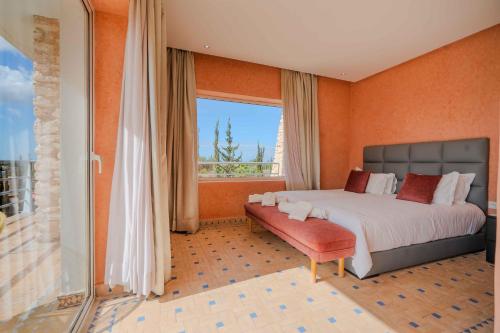 Postel nebo postele na pokoji v ubytování Les Ailes du sourire