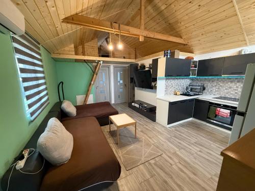 Køkken eller tekøkken på Lookout Szécseny Lodge