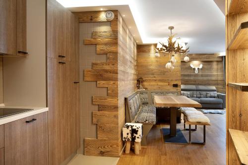 Гостиная зона в Apt Design a Campiglio 400m funivie