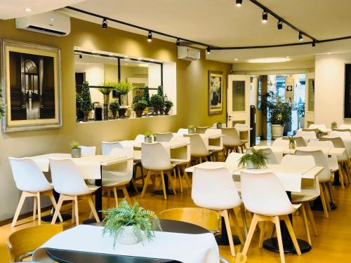 Restaurace v ubytování Pocitos Plaza Hotel