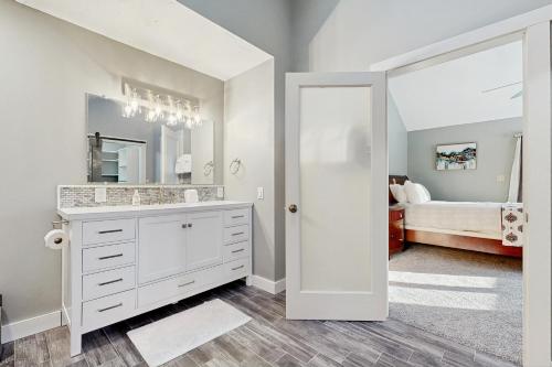 Koupelna v ubytování House In The Woods