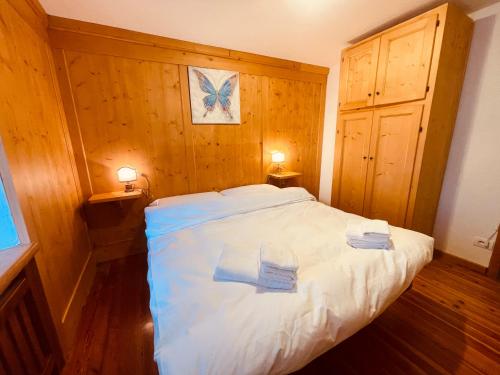 Una cama o camas en una habitación de Casetta CuCù