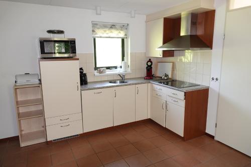 Kuchyň nebo kuchyňský kout v ubytování Vakantiepark De Kremmer