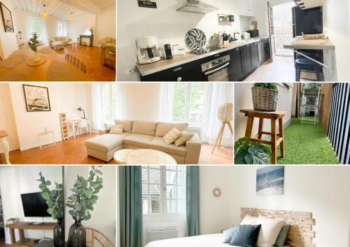 O bucătărie sau chicinetă la Douceur de vignes - Clim - Chaleureux - Hypercentre - Classé 3 étoiles - By Primo