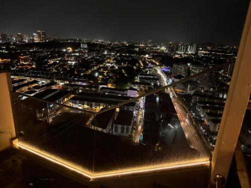 Γενική άποψη της πόλης Μελάκα ή θέα της πόλης από  αυτό το διαμέρισμα