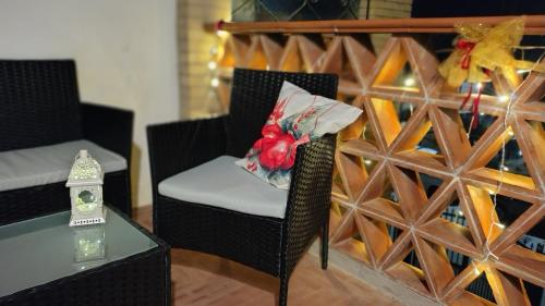 Un lugar para sentarse en Colle al mare 34 - rooms & bike - affittacamere