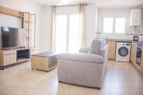 Posezení v ubytování Apartalux Star Magic I