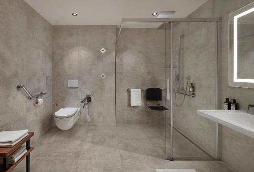 Koupelna v ubytování Hotel Schwarzer Adler Innsbruck