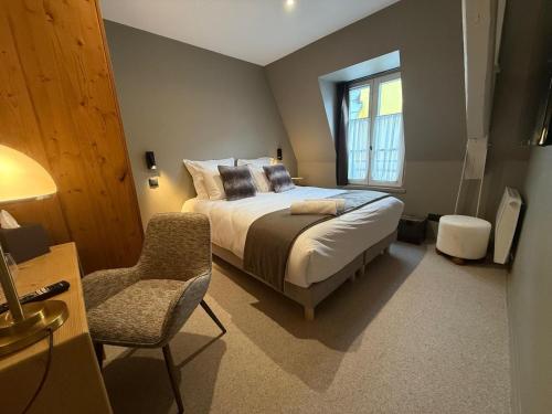 Ένα ή περισσότερα κρεβάτια σε δωμάτιο στο Maison Soyeuse